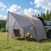 Bakluke Markise Vanntett Grå og Oransje 405 x 280 x 220 cm