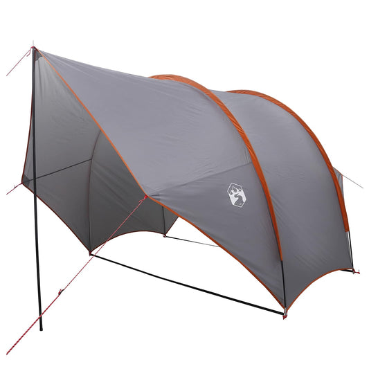 Bakluke Markise Vanntett Grå og Oransje 405 x 280 x 220 cm