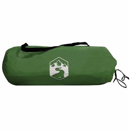 Camping tarp med nettingvegger Grønn 340 x 260 x 220 cm