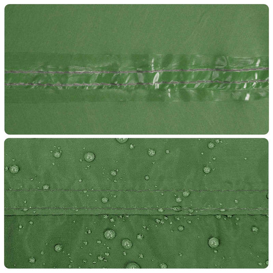 Camping tarp med nettingvegger Grønn 340 x 260 x 220 cm