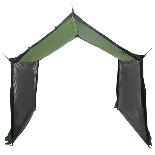 Camping tarp med nettingvegger Grønn 340 x 260 x 220 cm