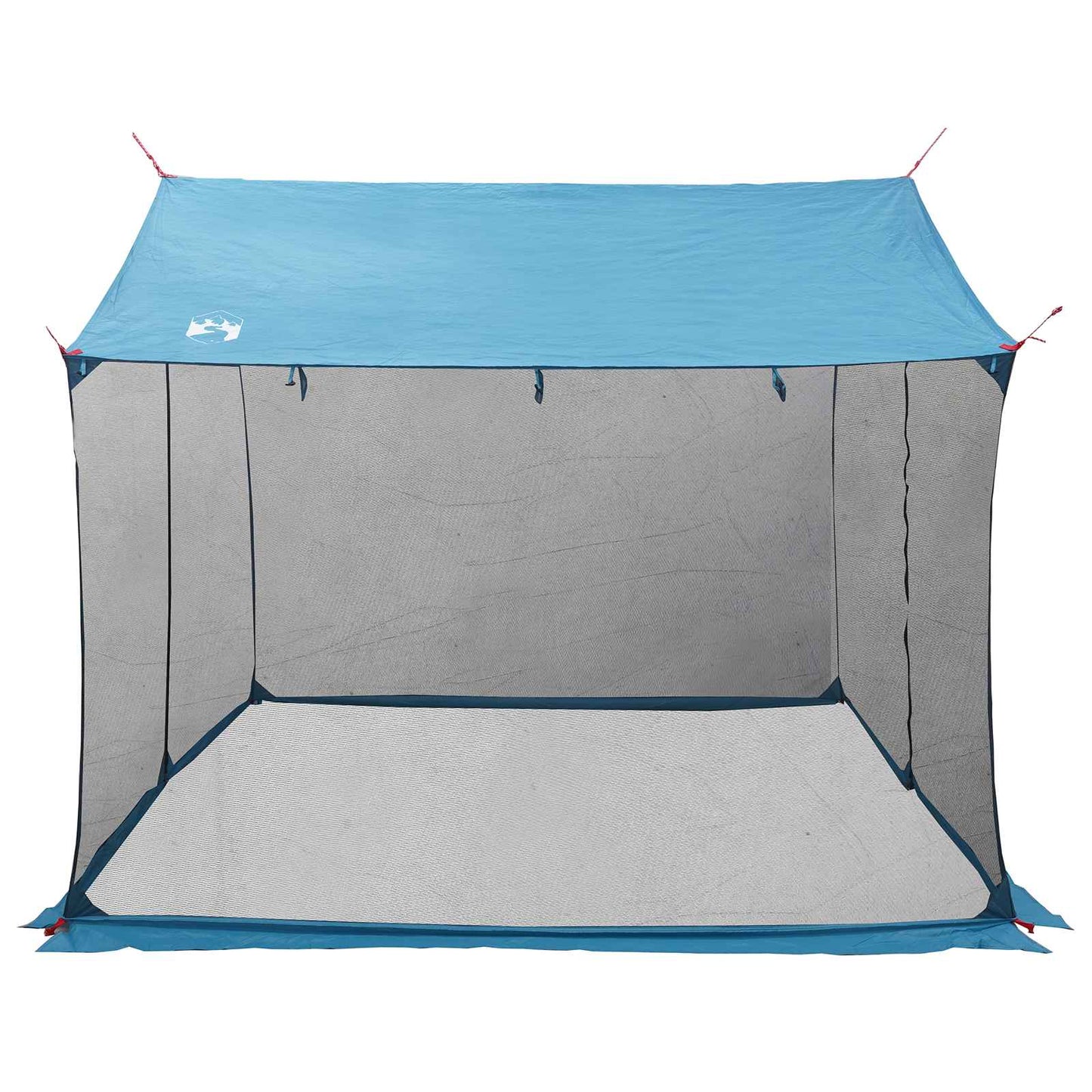 Camping tarp med nettingvegger Blå 340 x 260 x 220 cm