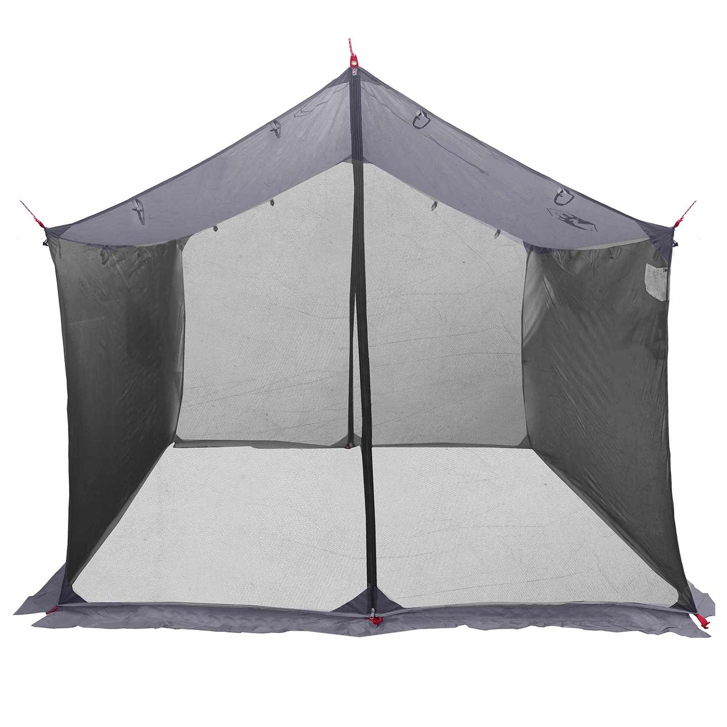 Camping tarp med nettingvegger Grå og Oransje