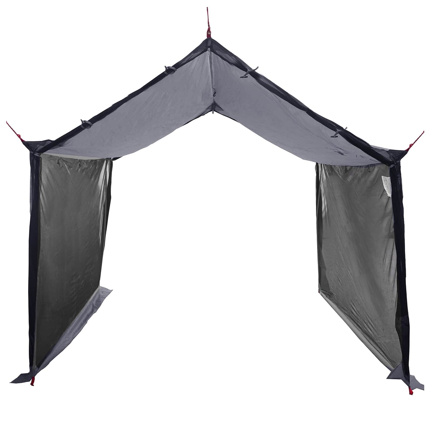 Camping tarp med nettingvegger Grå og Oransje