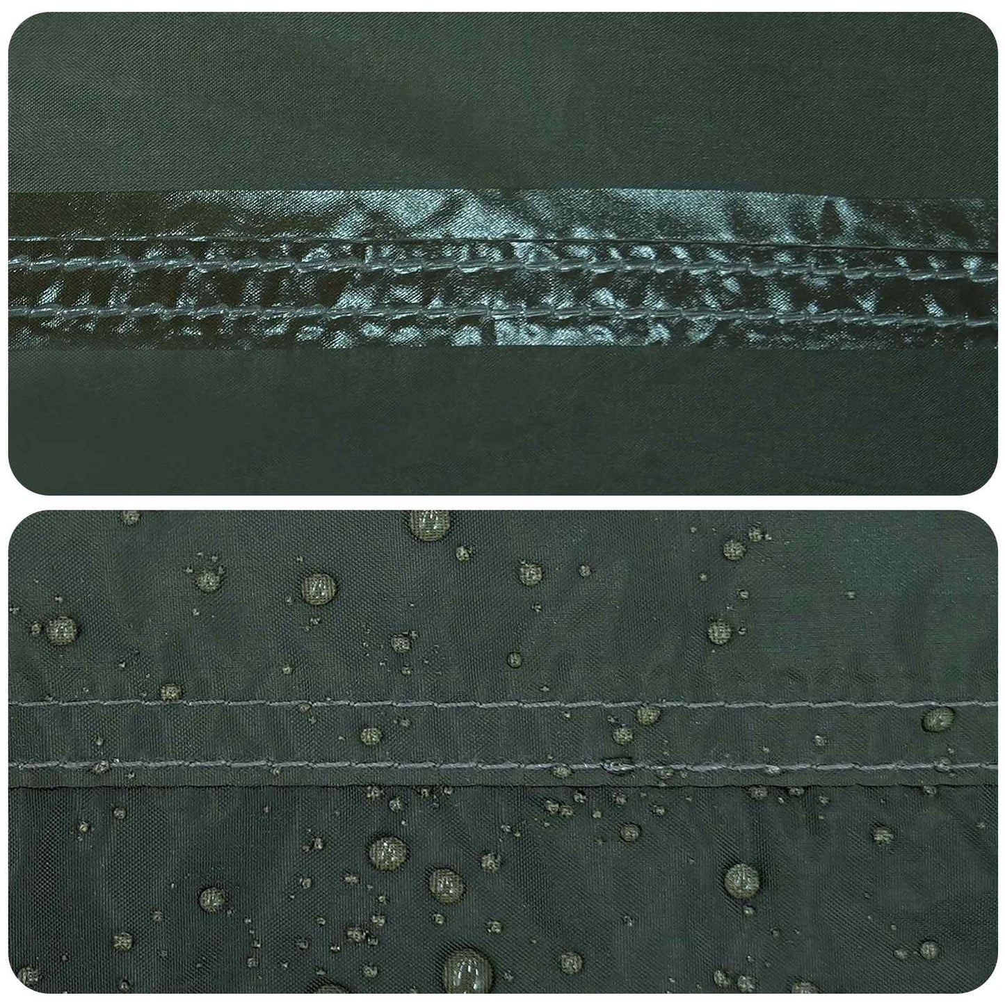 Camping tarp med nettingvegger Army grønn 340 x 260 x 220 cm