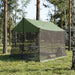 Camping tarp med nettingvegger Grønn 270 x 210 x 210 cm
