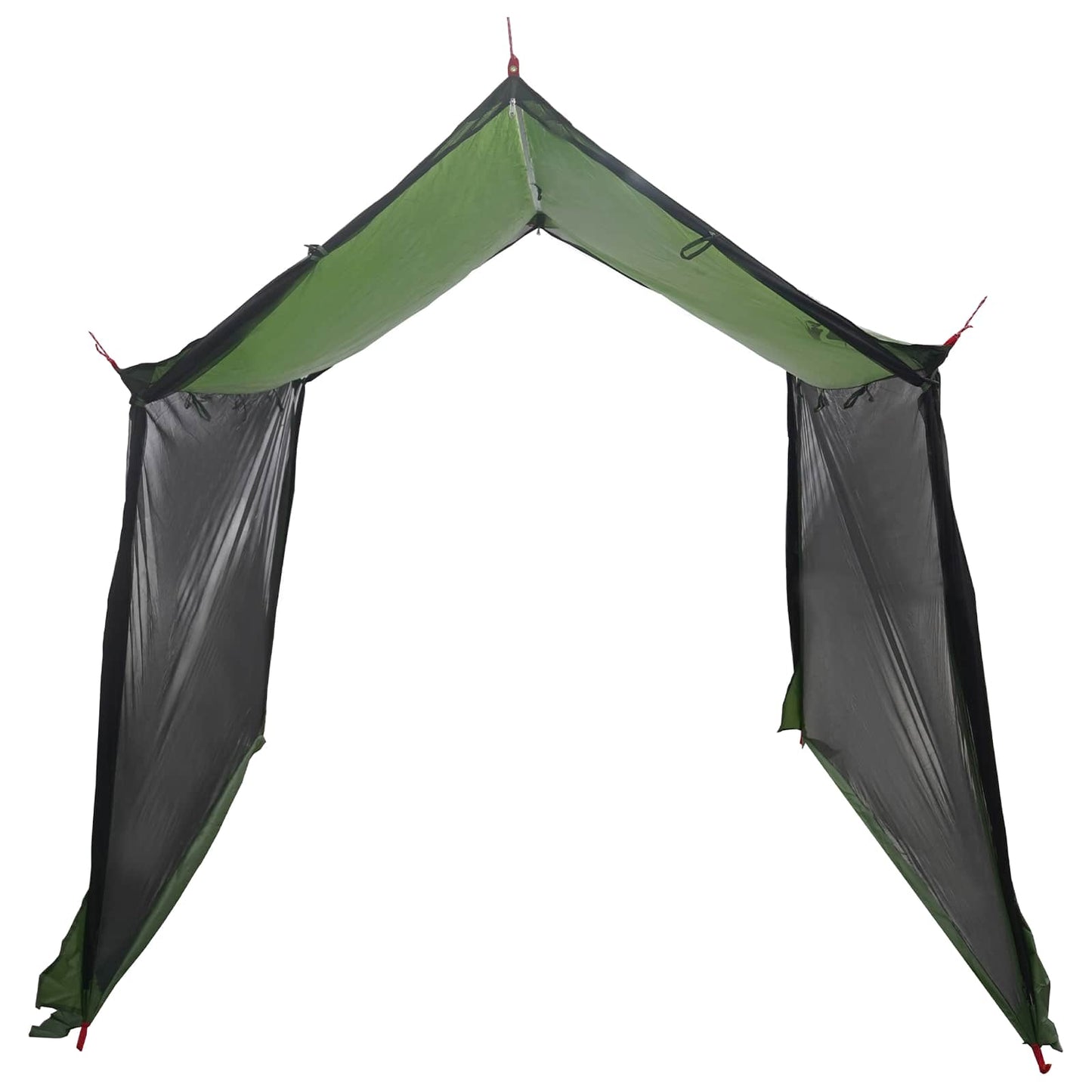 Camping tarp med nettingvegger Grønn 270 x 210 x 210 cm