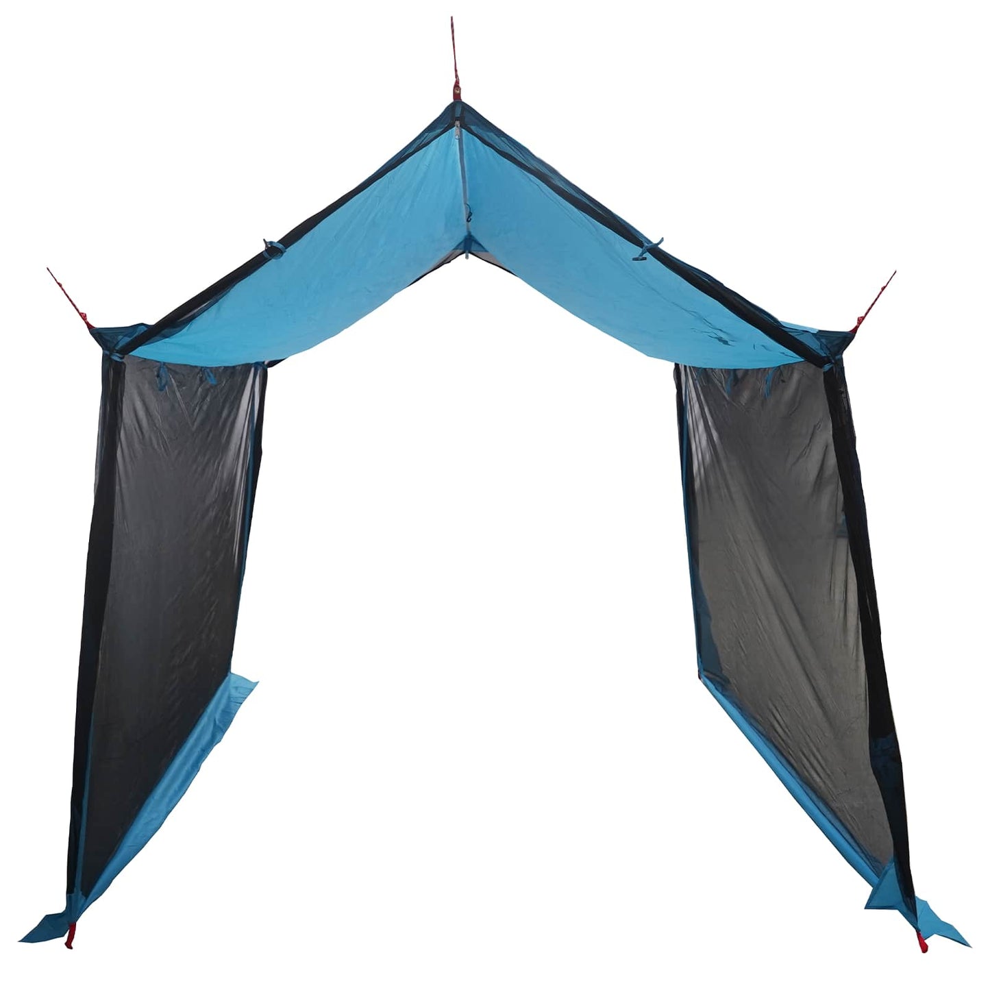 Camping tarp med nettingvegger Blå 270 x 210 x 210 cm