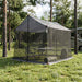Camping tarp med nettingvegger Grå og Oransje
