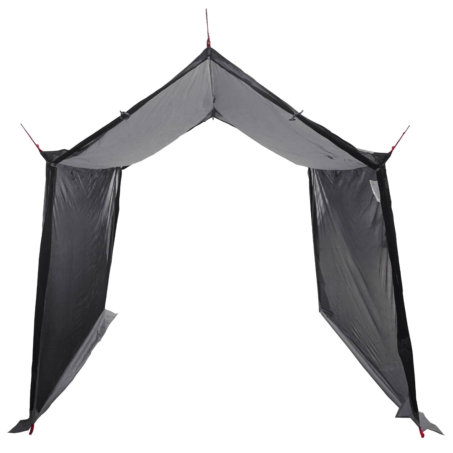 Camping tarp med nettingvegger Grå og Oransje