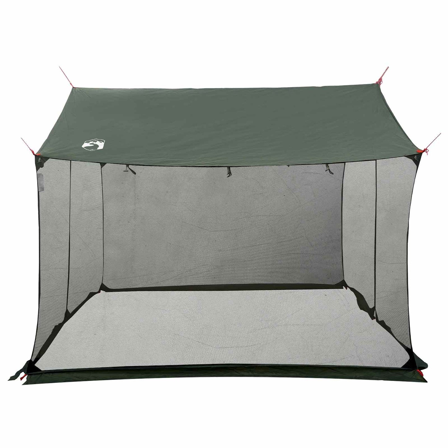 Camping tarp med nettingvegger Army grønn 270 x 210 x 210 cm