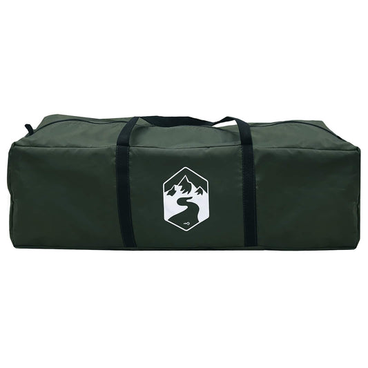 Hyttetelt med tak Army grønn 4 personer Polyester og stål