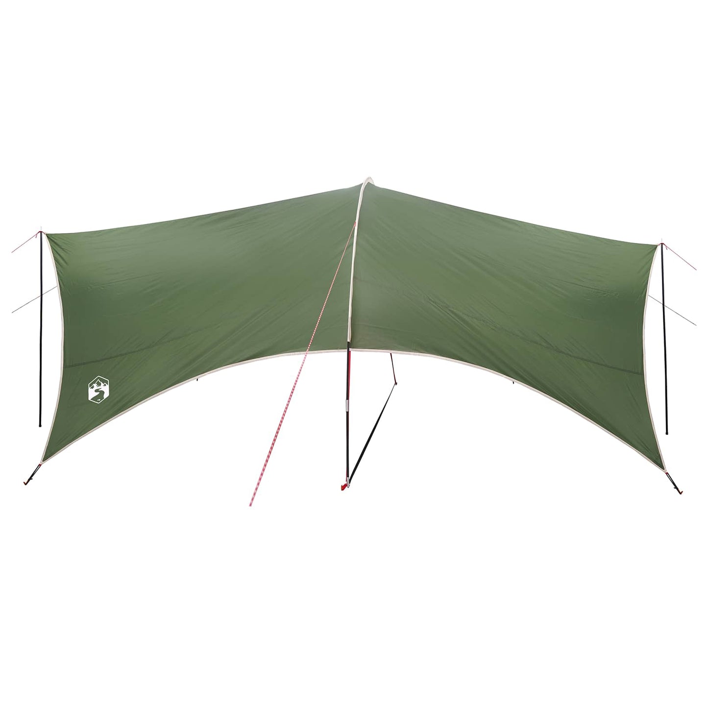 Camping tarp vanntett Grønn 550 x 400 x 230 cm