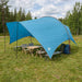 Camping tarp vanntett Blå 550 x 400 x 230 cm
