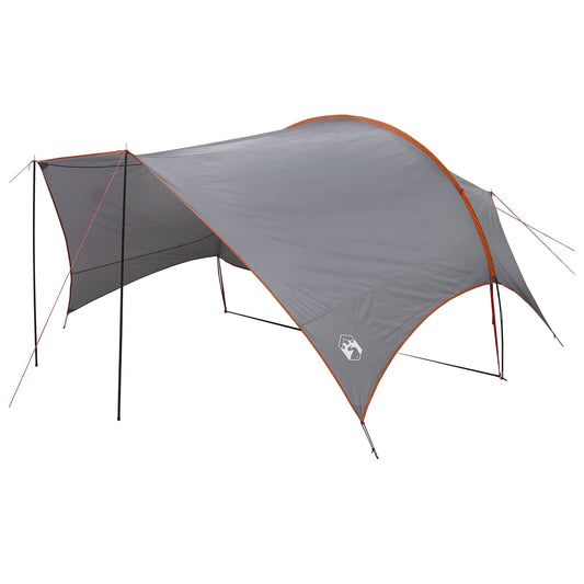 Camping tarp vanntett Grå og Oransje 550 x 400 x 230 cm