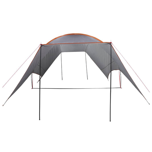 Camping tarp vanntett Grå og Oransje 550 x 400 x 230 cm