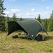 Camping tarp vanntett Army grønn 550 x 400 x 230 cm