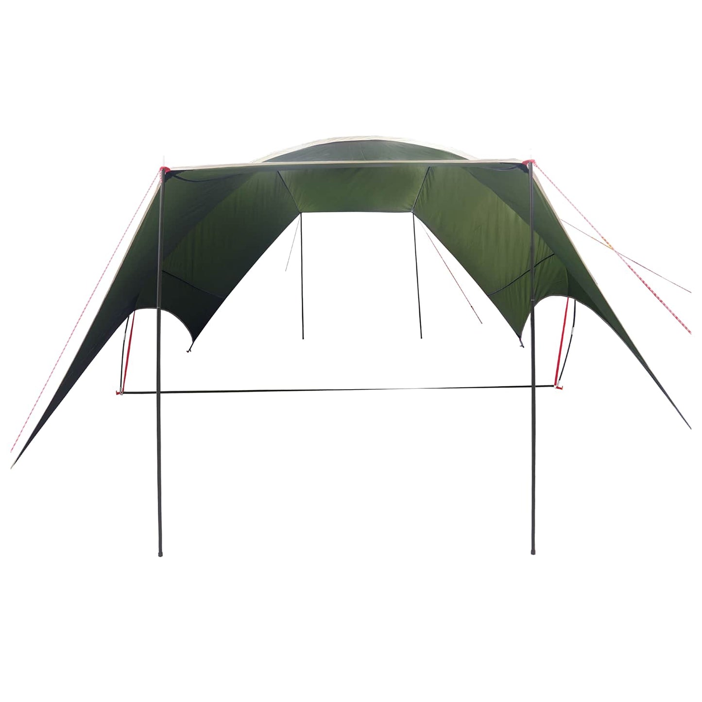 Camping tarp vanntett Army grønn 550 x 400 x 230 cm