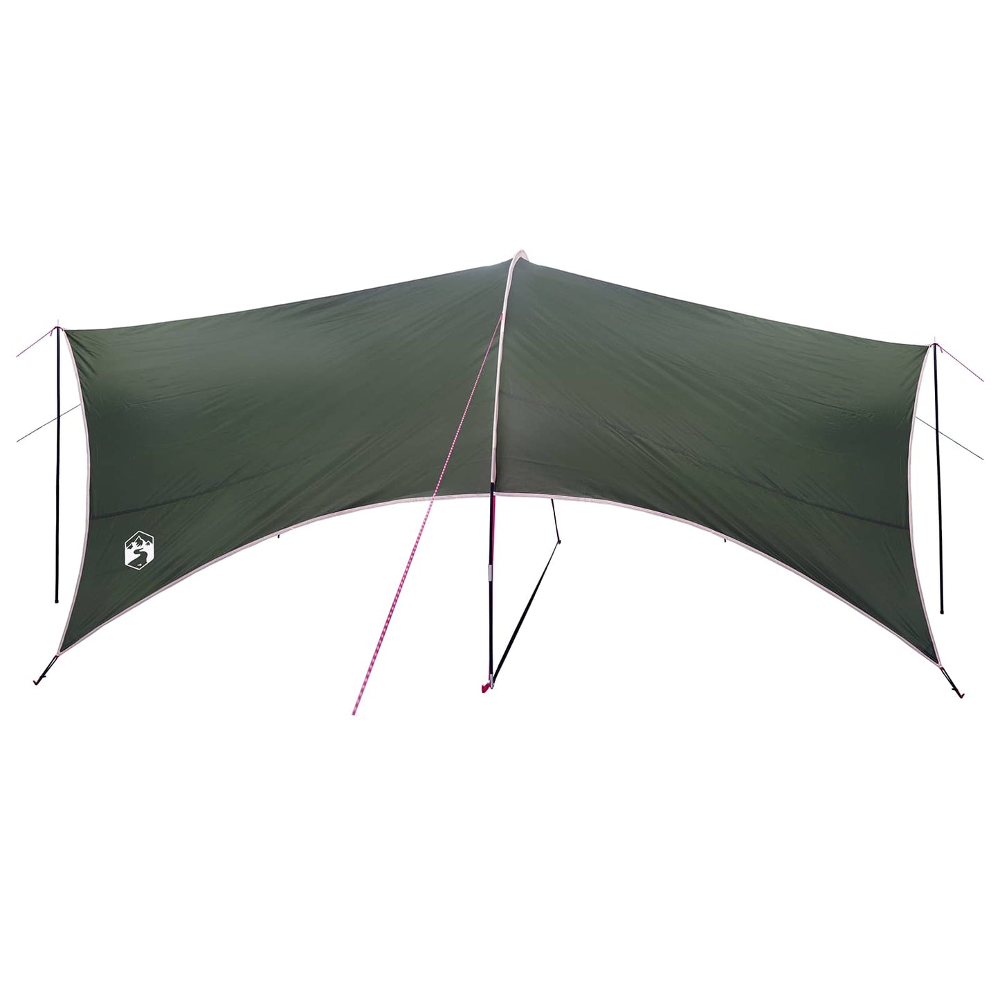 Camping tarp vanntett Army grønn 550 x 400 x 230 cm