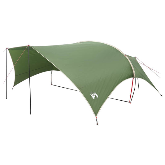 Camping tarp vanntett Grønn 690 x 580 x 255 cm