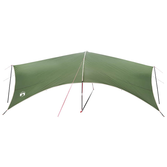 Camping tarp vanntett Grønn 690 x 580 x 255 cm