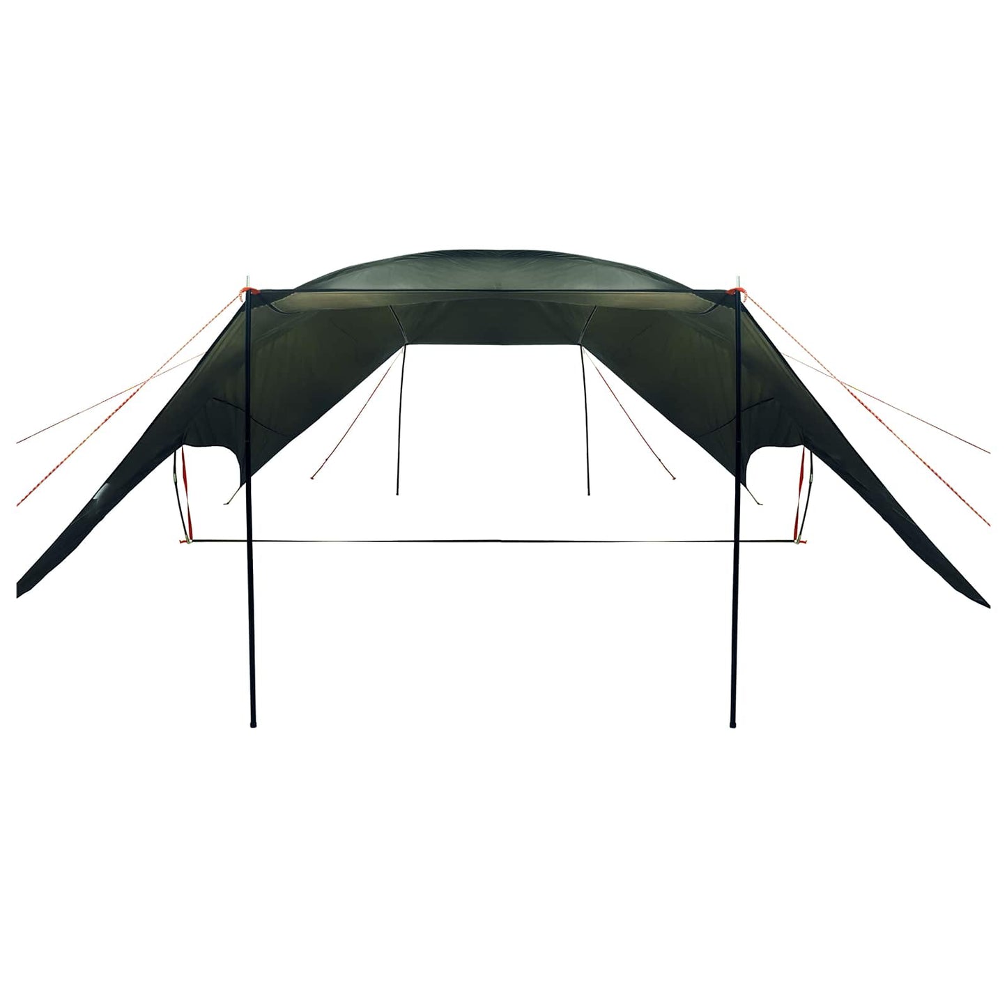 Camping tarp vanntett Army grønn 695 x 580 x 200 cm