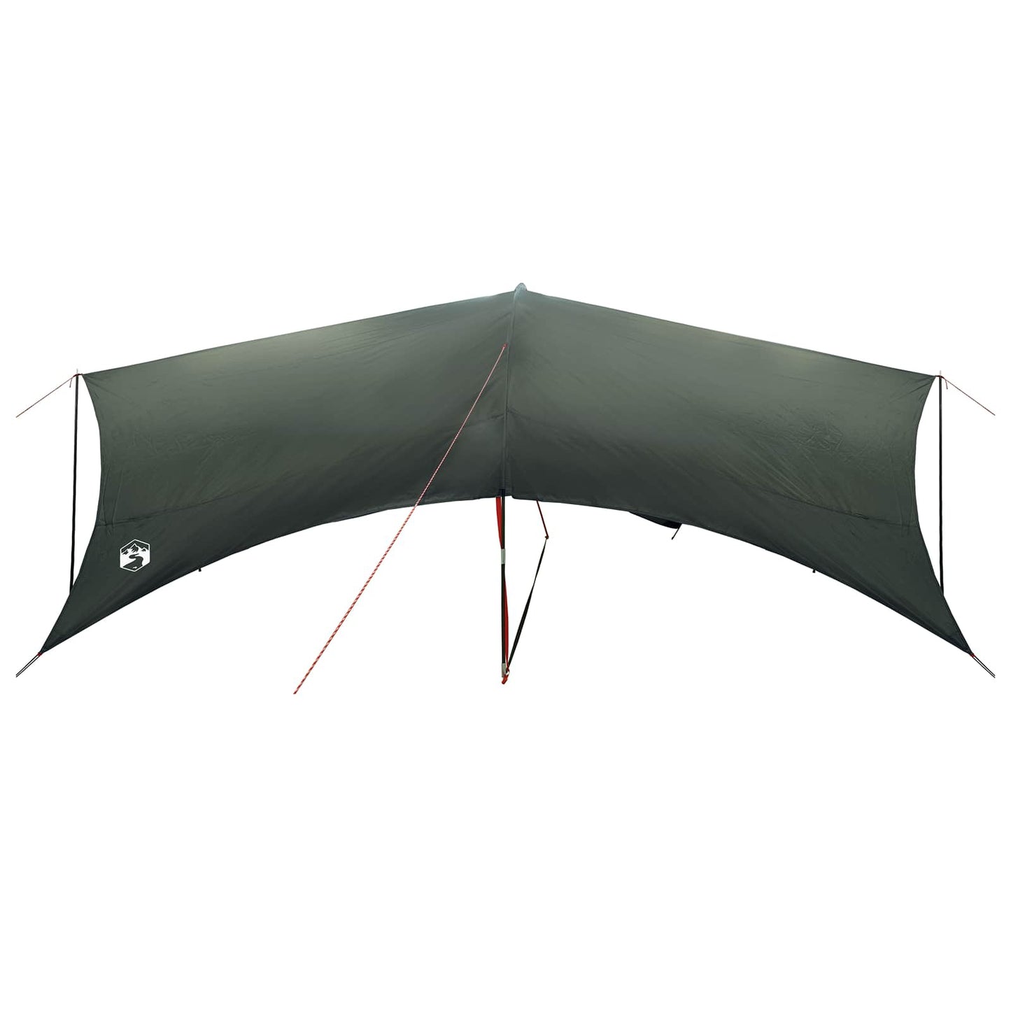Camping tarp vanntett Army grønn 695 x 580 x 200 cm