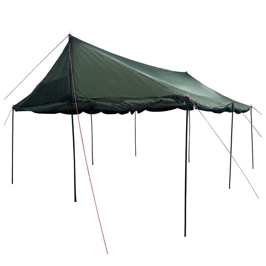 Familietelt Army grønn 450 x 400 x 265 cm Polyester og stål
