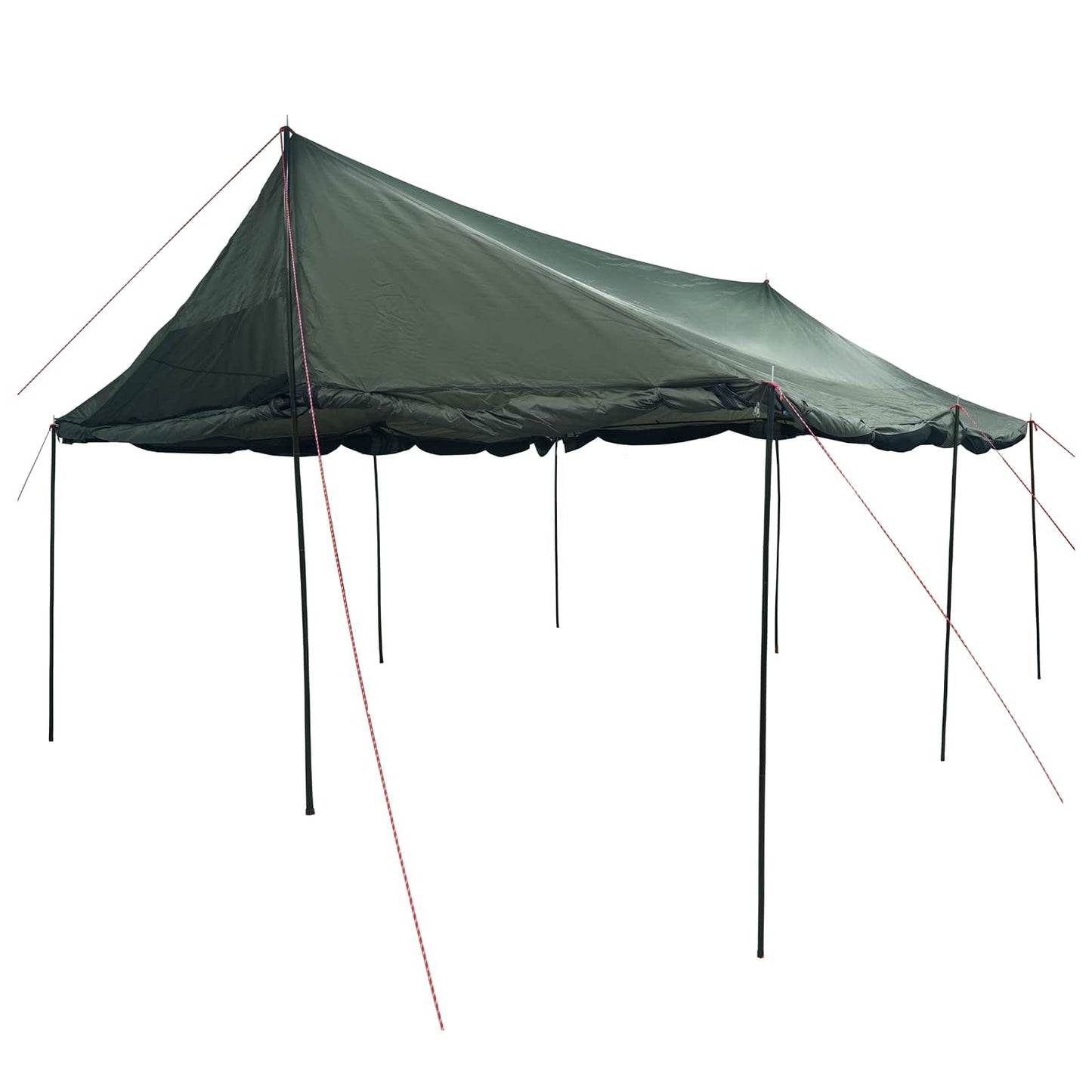 Familietelt Army grønn 600 x 400 x 268 cm Polyester og stål