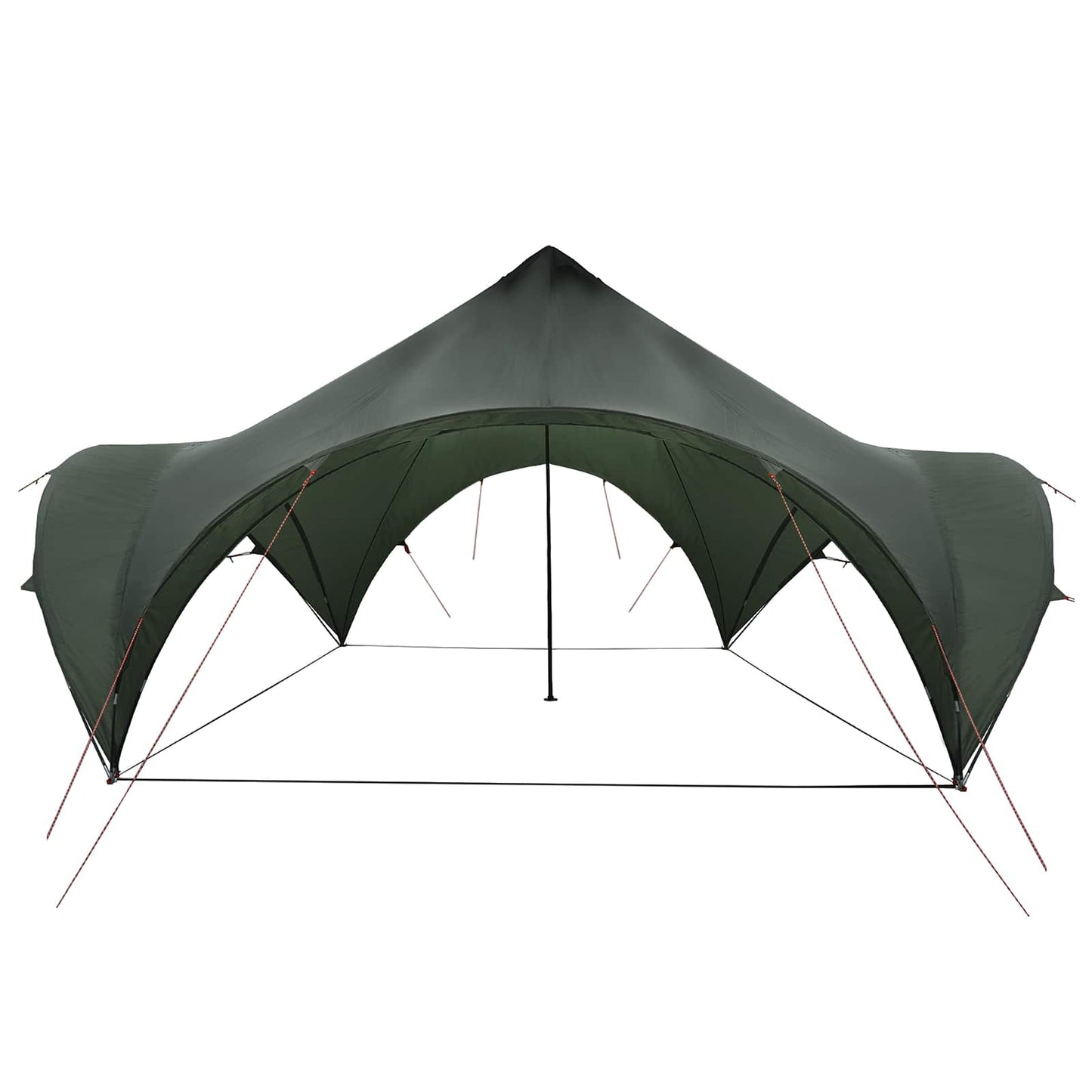Partytelt Army grønn 500 x 500 x 350 cm Polyester og stål