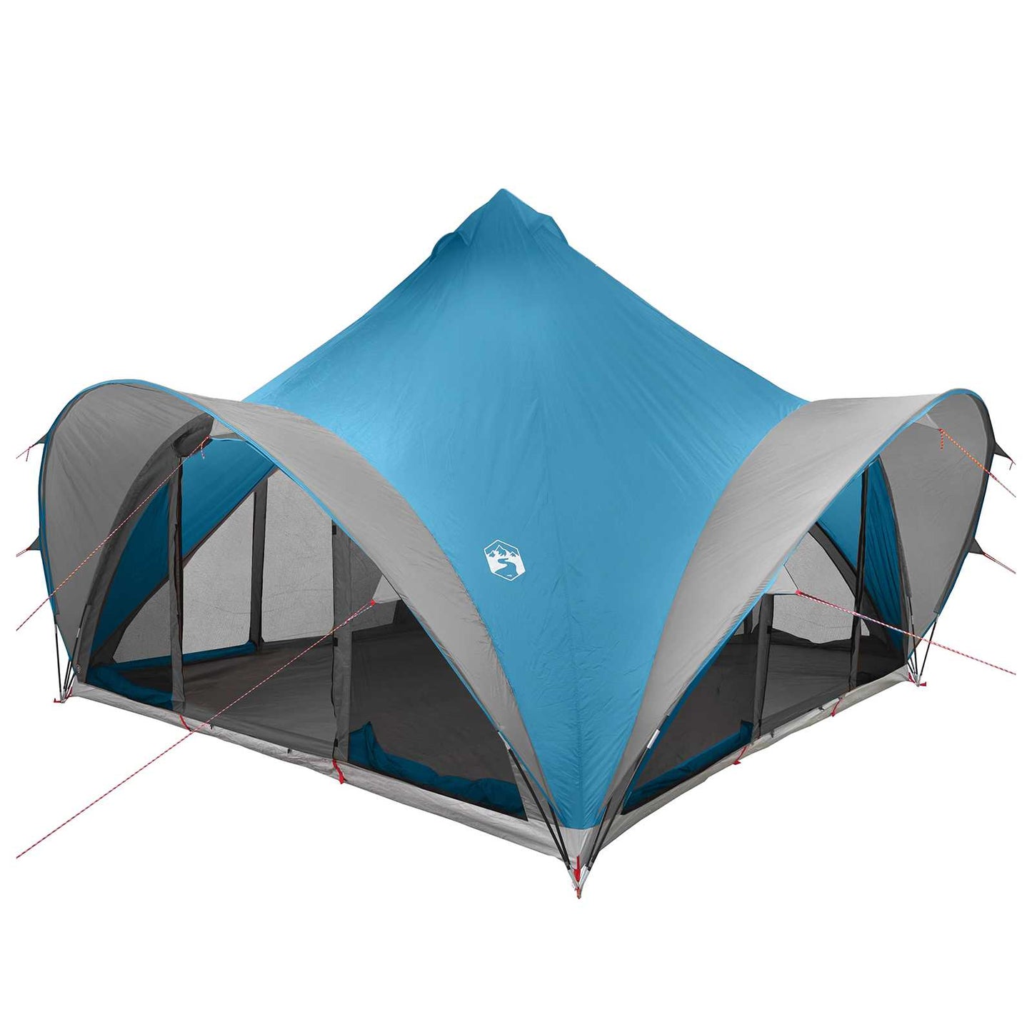 Tipi telt med tak Blå 6 personer Polyester og stål