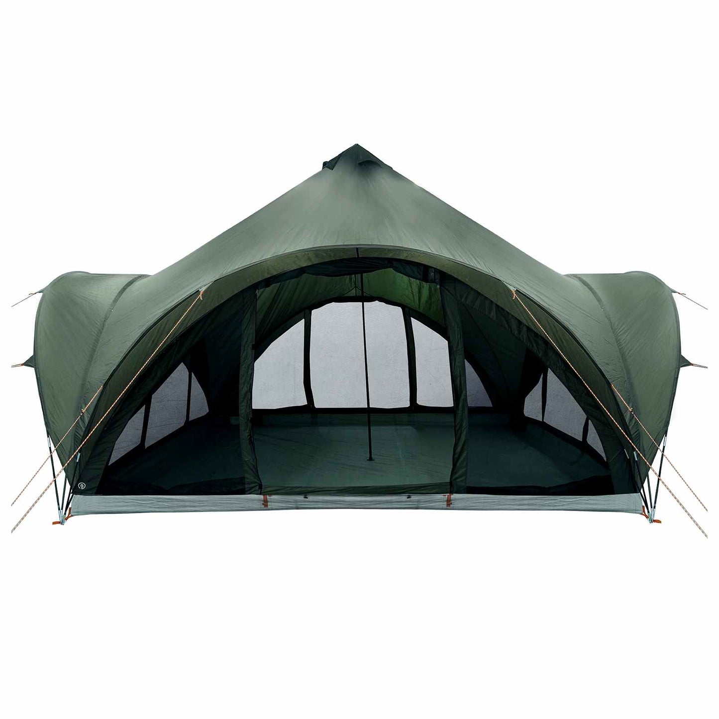 Tipi telt med tak Army grønn 6 personer Polyester og stål