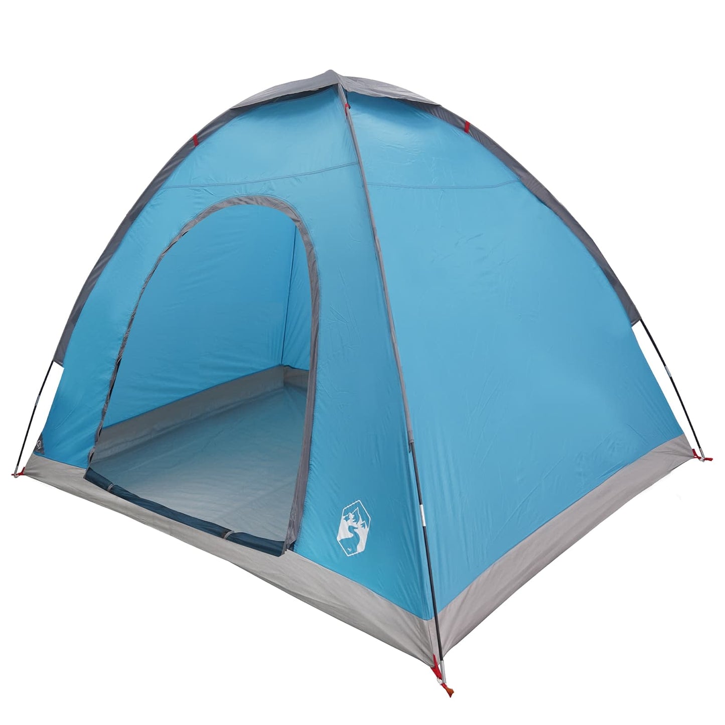 Camping Telt med tak med luftventil Blå 190 x 140 x 105 cm