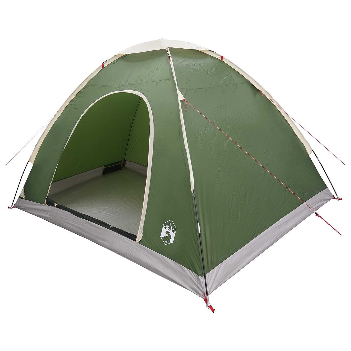 Camping Telt med tak med luftventil Grønn 275 x 215 x 125 cm