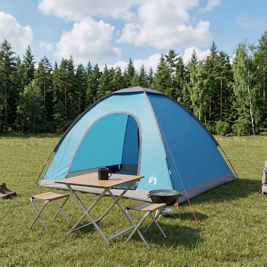 Camping Telt med tak med luftventil Blå 275 x 215 x 125 cm