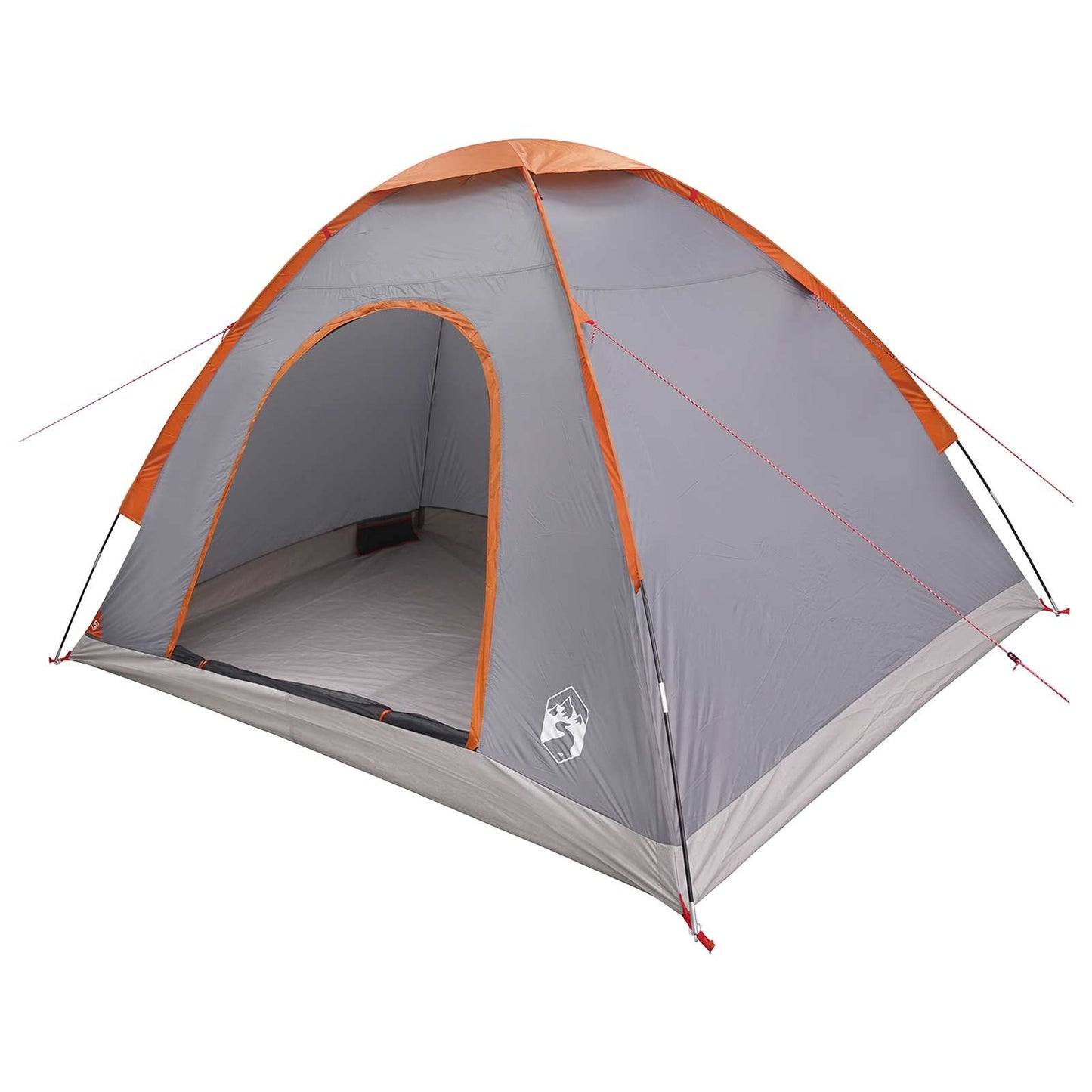 Camping Telt med tak Grå og Oransje 275 x 215 x 125 cm