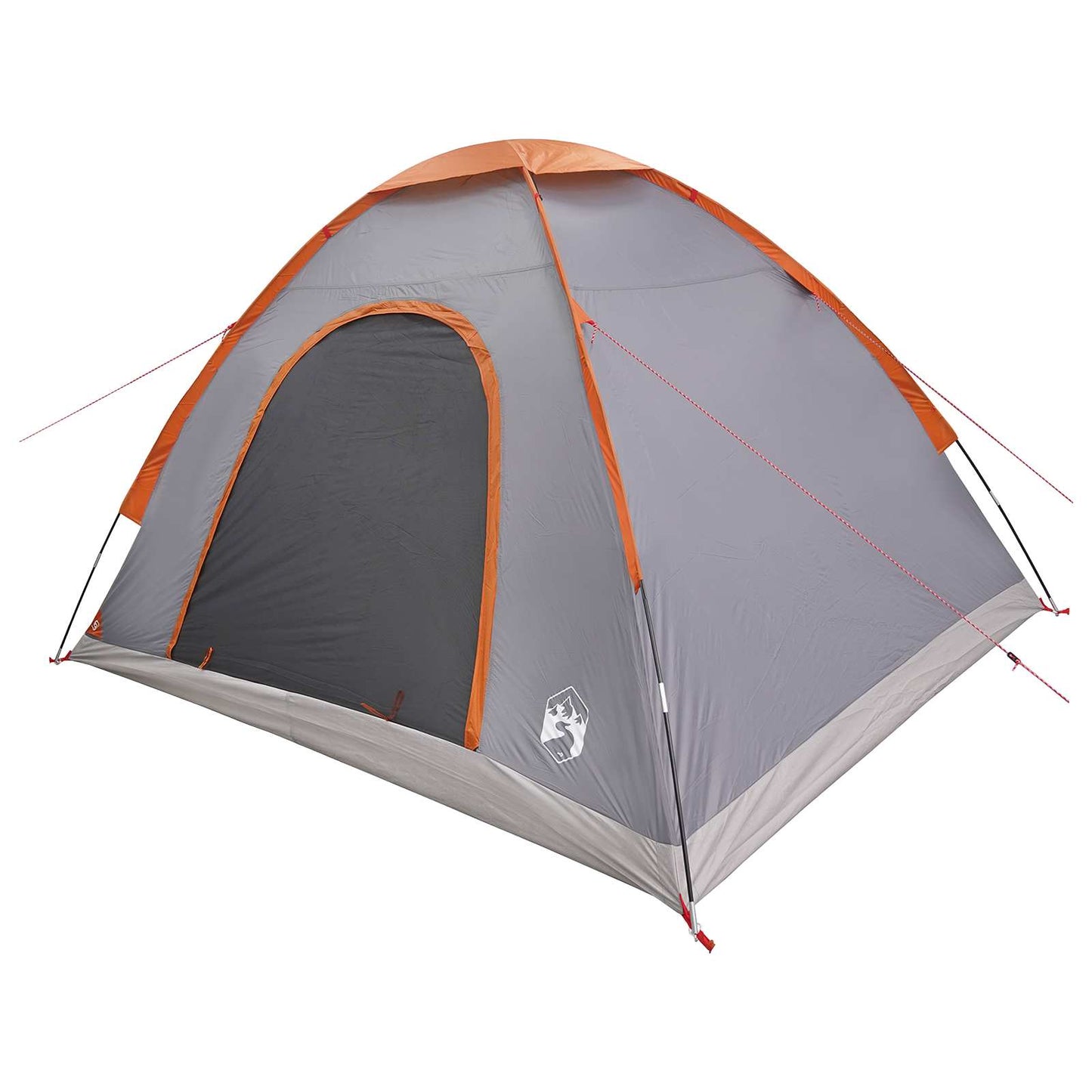 Camping Telt med tak Grå og Oransje 275 x 215 x 125 cm