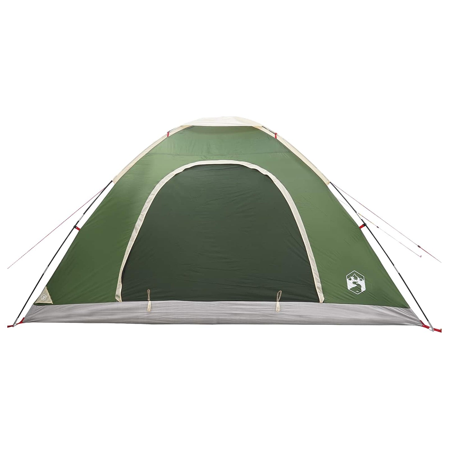 Camping Telt med tak med luftventil Grønn 335 x 275 x 180 cm