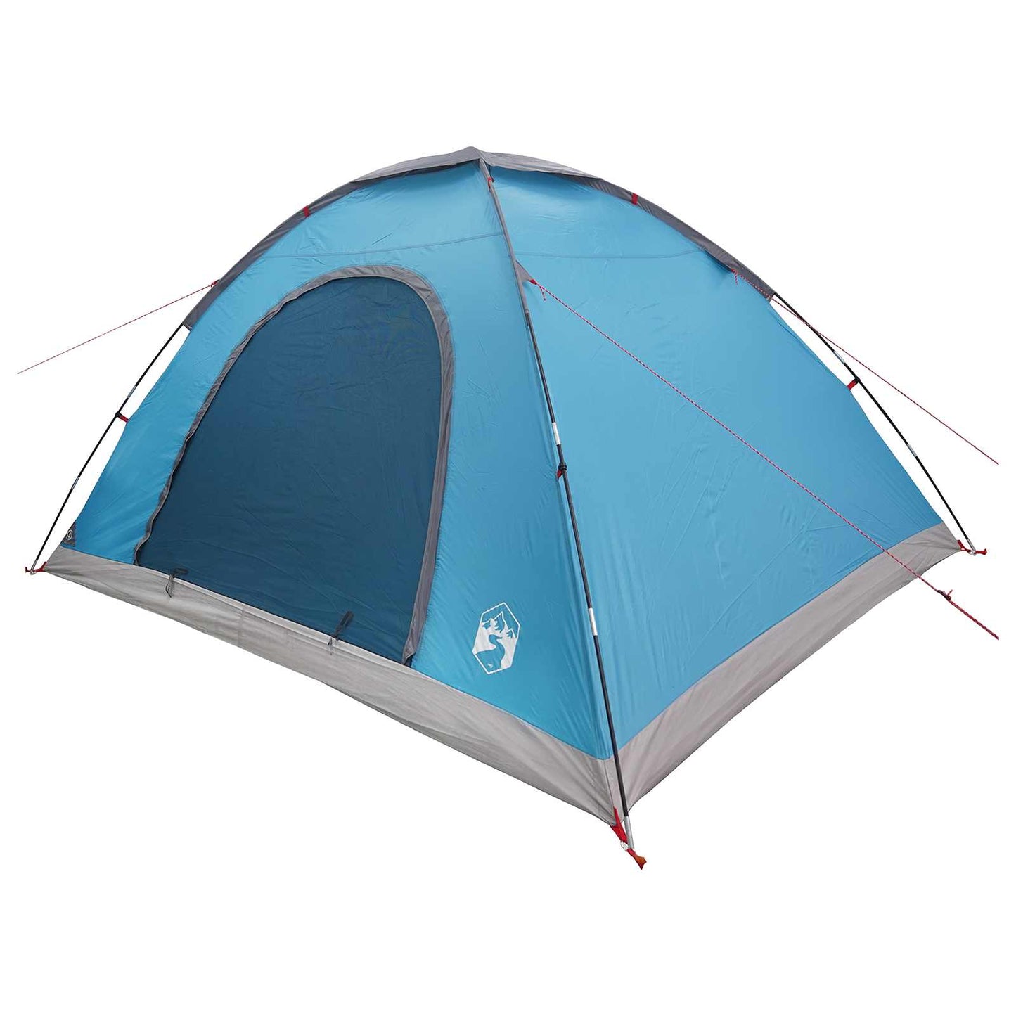 Camping Telt med tak med luftventil Blå 335 x 275 x 180 cm