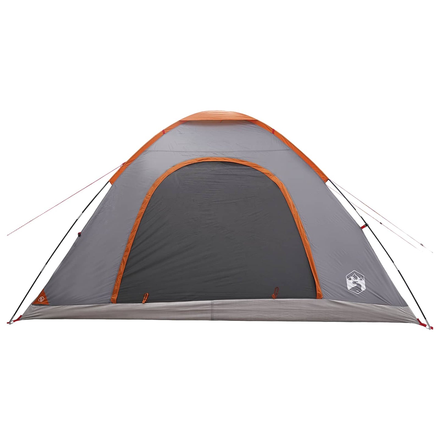Camping Telt med tak Grå og Oransje 335 x 275 x 180 cm