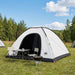 Camping Telt med tak Hvit Blackout 335 x 275 x 180 cm