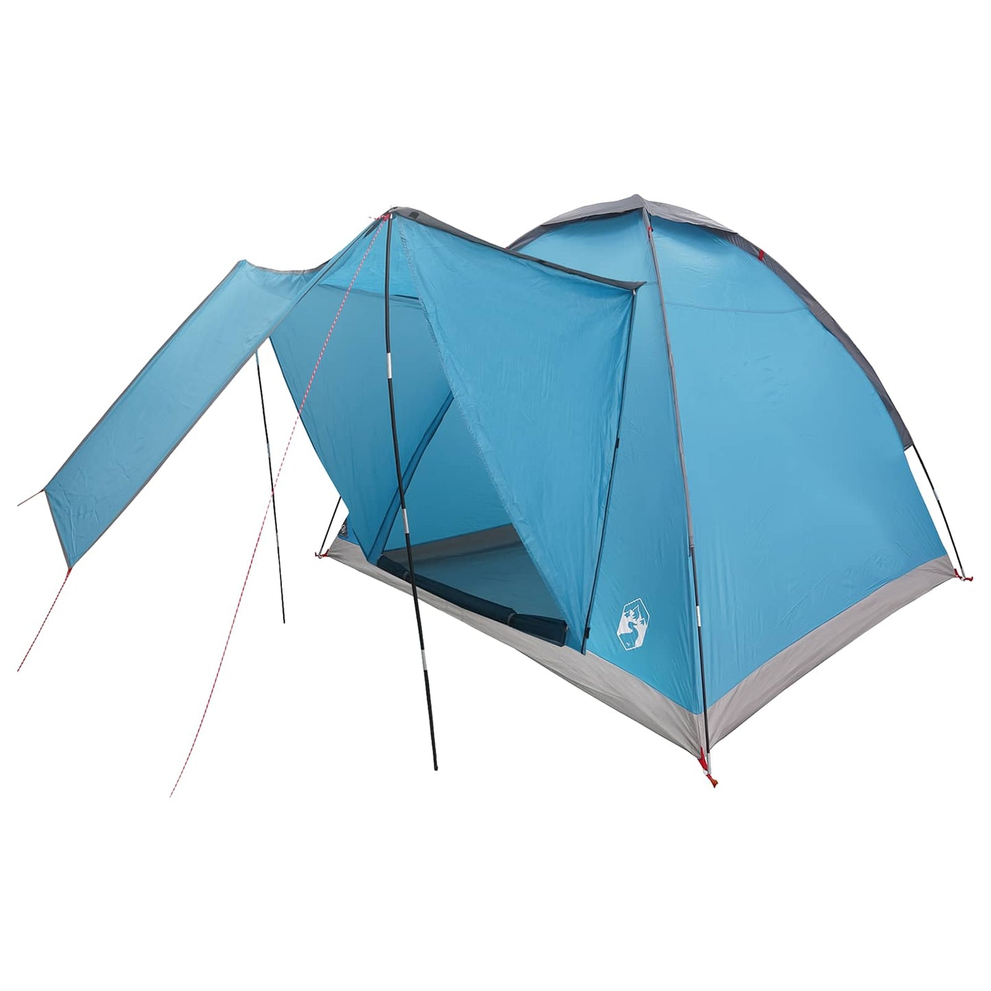 Camping Telt med tak Blå 2-personers Polyester og stål