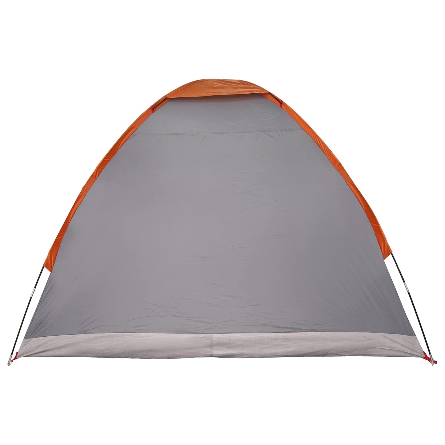 Camping Telt Grå og Oransje 2-personers Polyester og stål