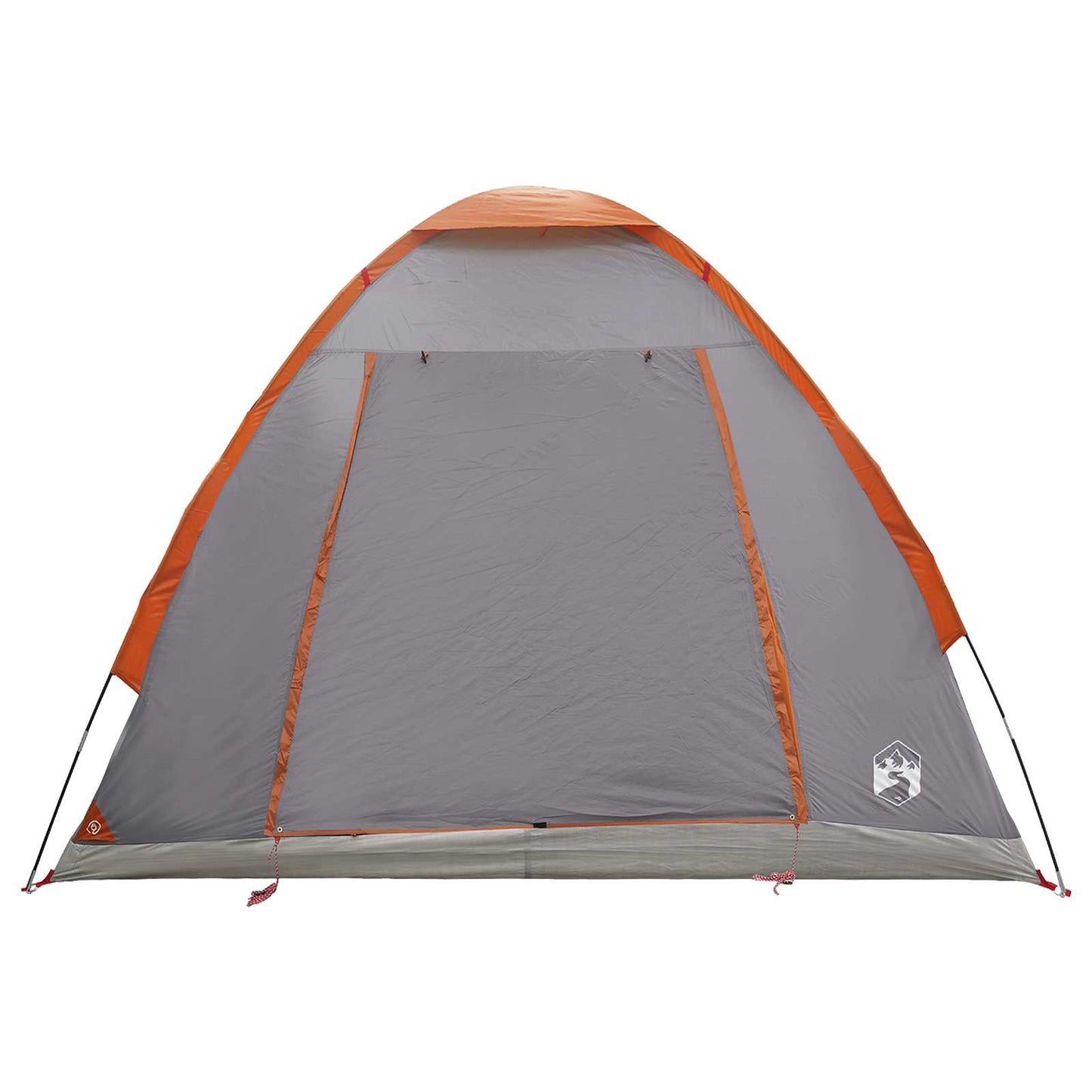 Camping Telt Grå og Oransje 2-personers Polyester og stål