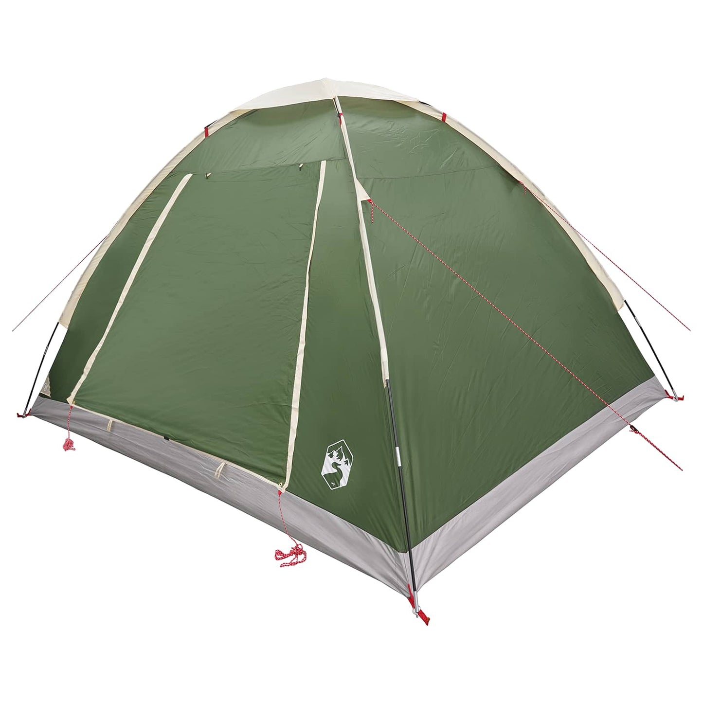 Camping Telt med tak Grønn 4 personer Polyester og stål