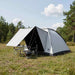 Camping Telt Hvit Blackout 275 x 215 x 125 cm Polyester og stål