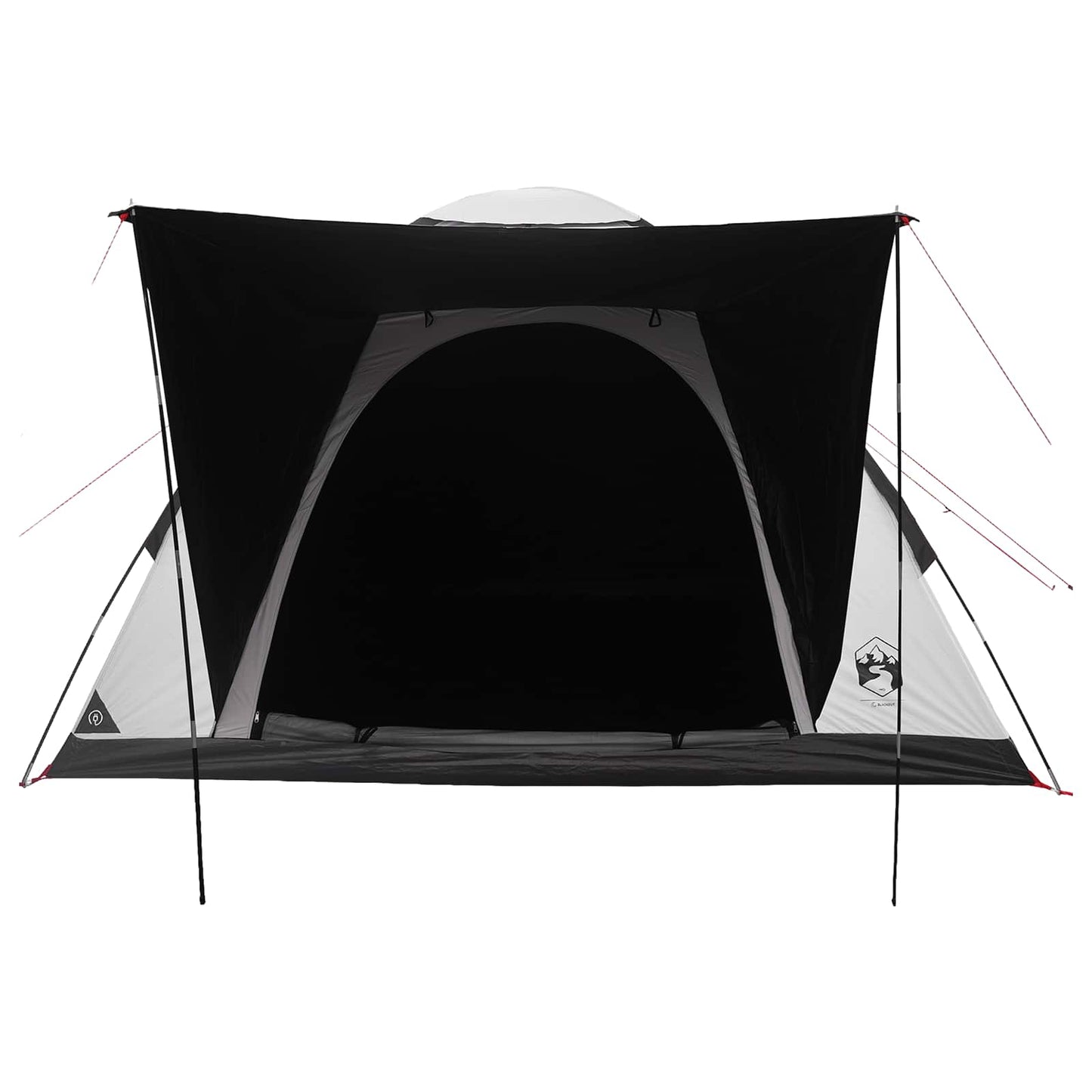 Camping Telt Hvit Blackout 275 x 215 x 125 cm Polyester og stål