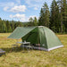 Camping Telt med tak Grønn 6 personer Polyester og stål