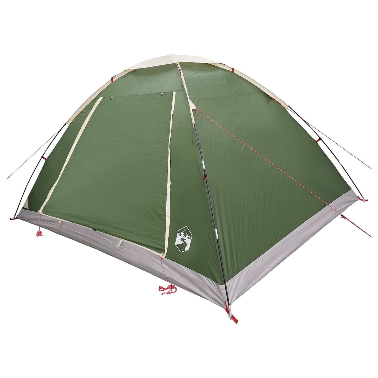 Camping Telt med tak Grønn 6 personer Polyester og stål
