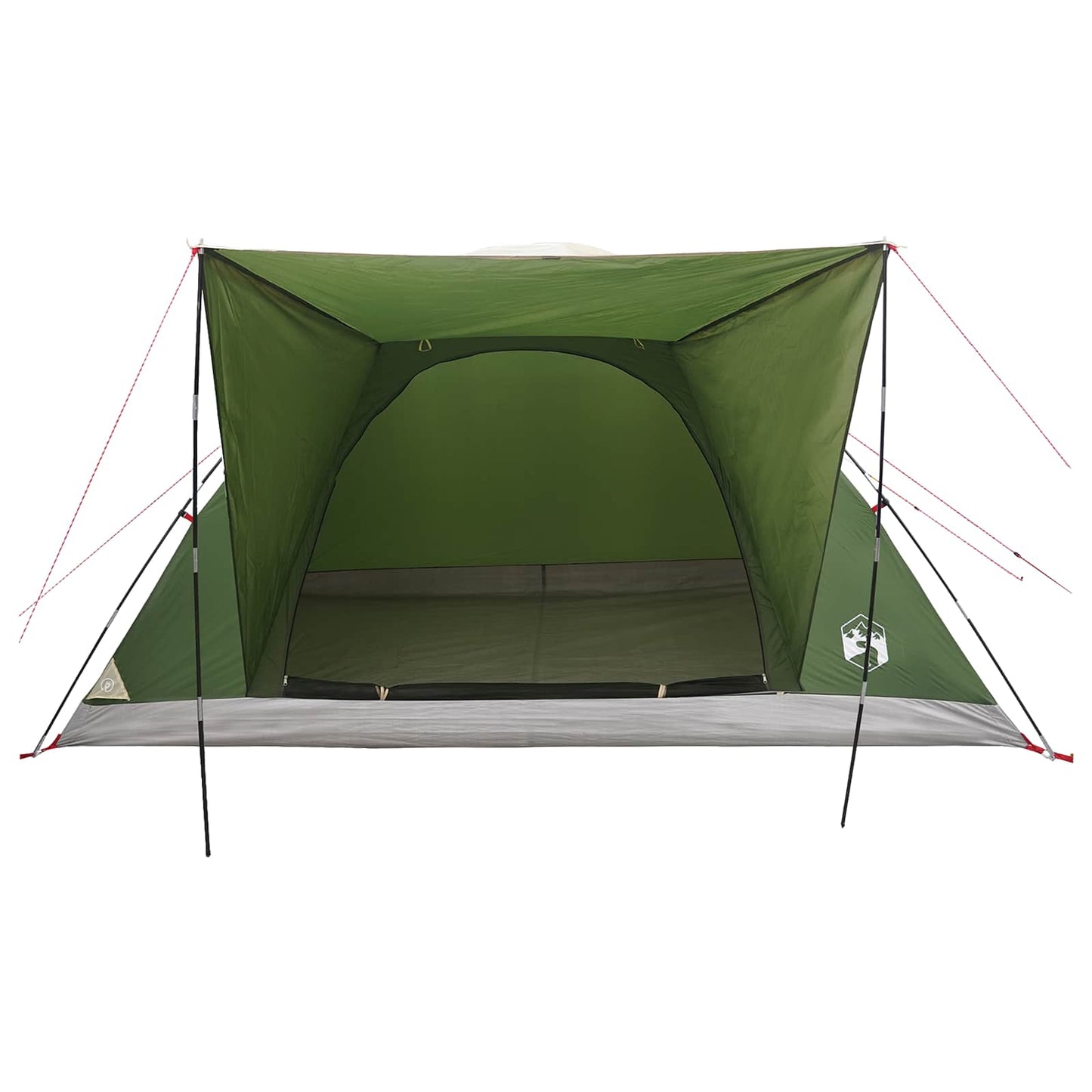 Camping Telt med tak Grønn 6 personer Polyester og stål